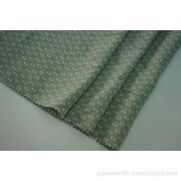 Rayon Polyester Slub Natural Crease Tencel Print Fabric